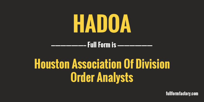 hadoa-full-form