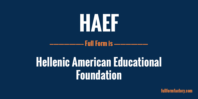 haef-full-form