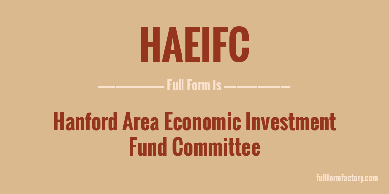 haeifc-full-form