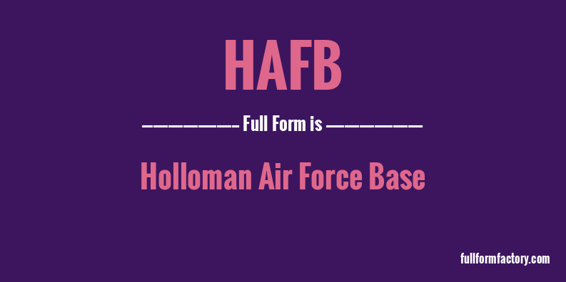hafb-full-form