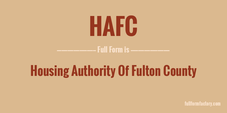 hafc-full-form