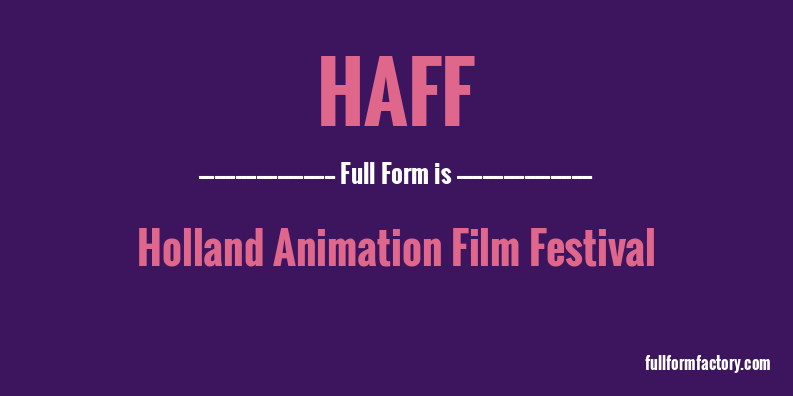 haff-full-form