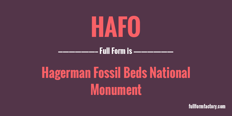 hafo-full-form