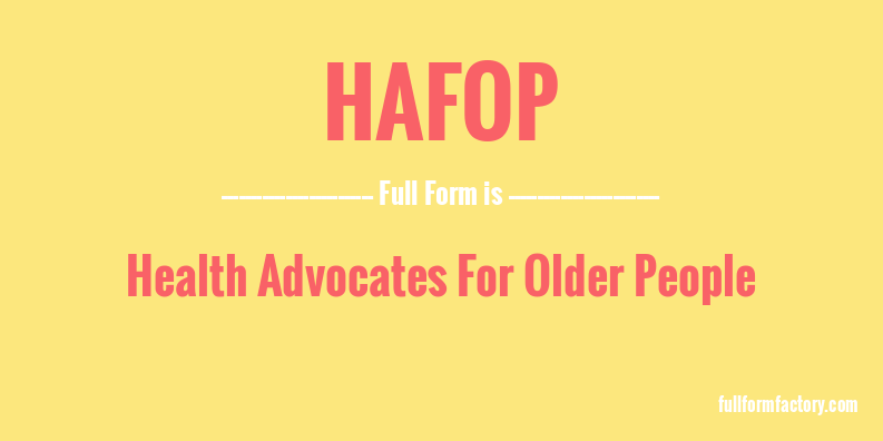 hafop-full-form