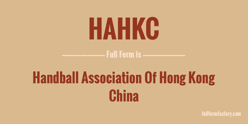 hahkc-full-form