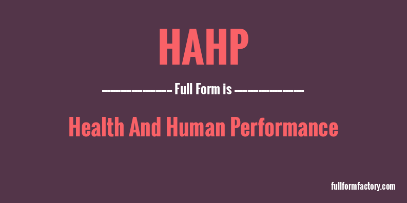 hahp-full-form