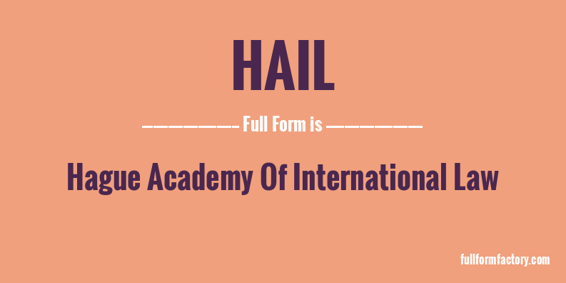 hail-full-form