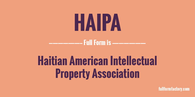 haipa-full-form