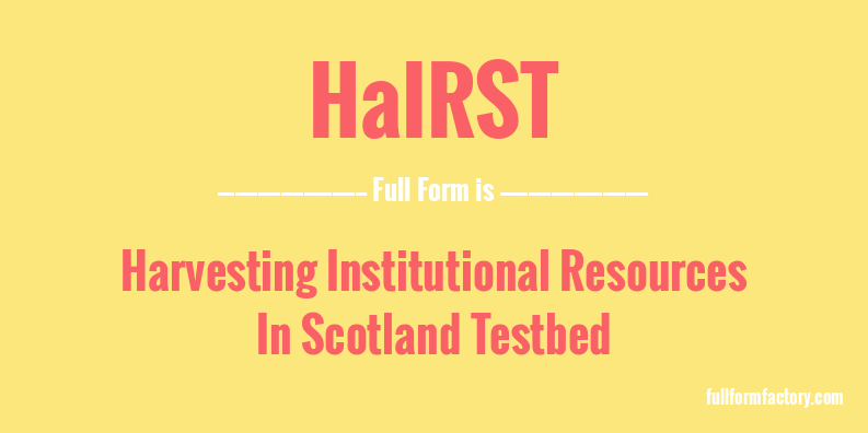 hairst-full-form