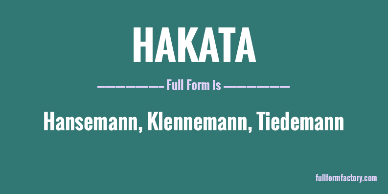 hakata-full-form