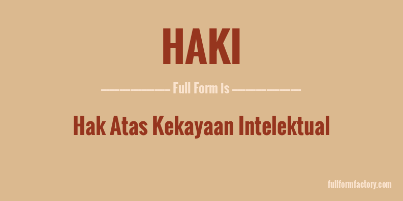 haki-full-form
