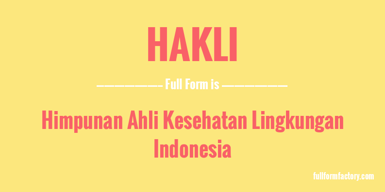 hakli-full-form