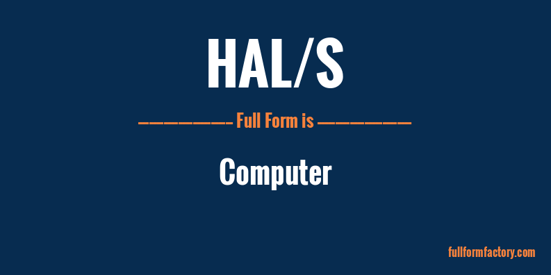 hal/s-full-form