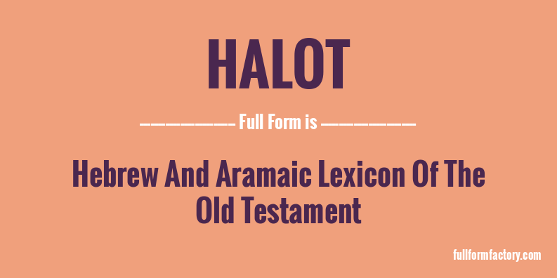 halot-full-form