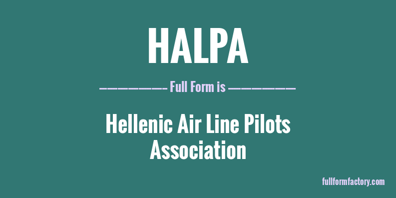 halpa-full-form