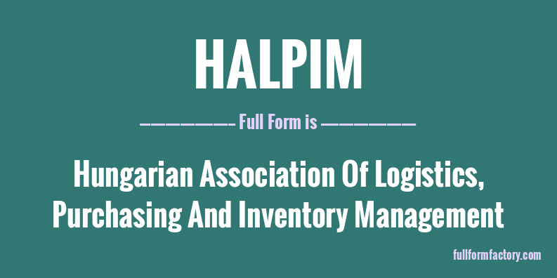 halpim-full-form