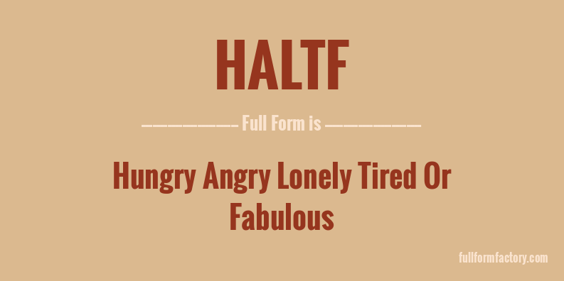 haltf-full-form