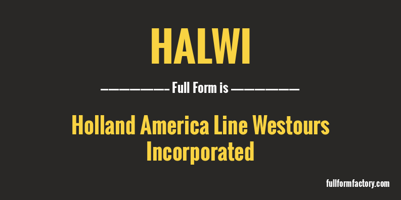 halwi-full-form