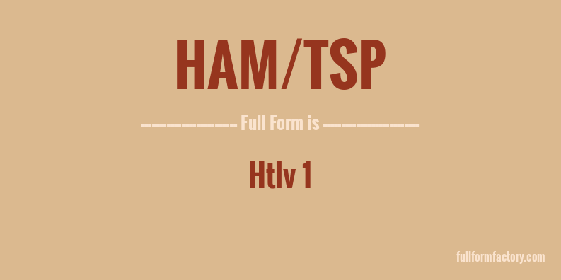 ham/tsp-full-form