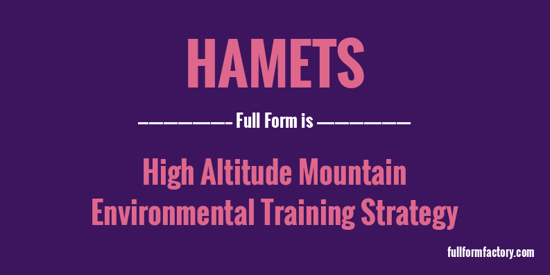hamets-full-form
