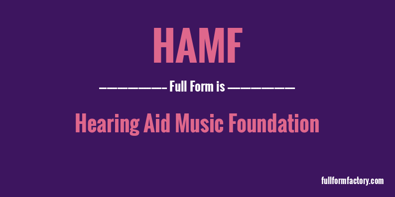 hamf-full-form