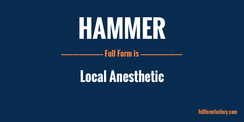 hammer-full-form