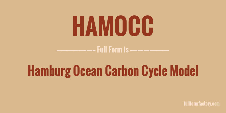 hamocc-full-form