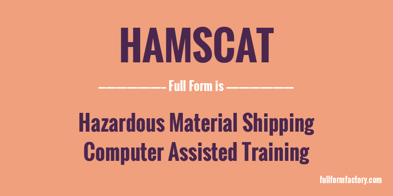 hamscat-full-form