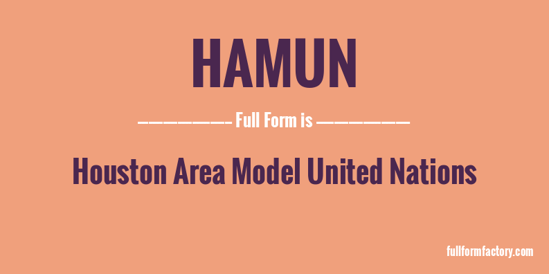 hamun-full-form