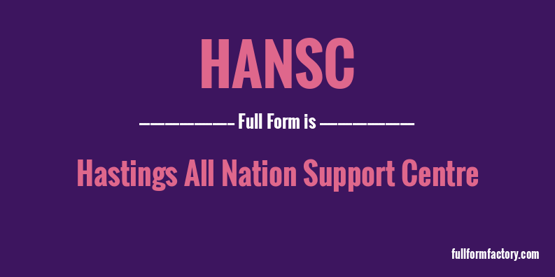 hansc-full-form