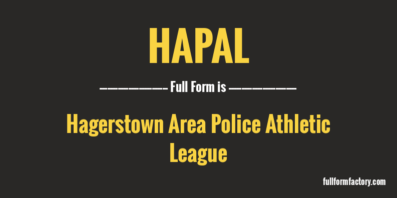 hapal-full-form
