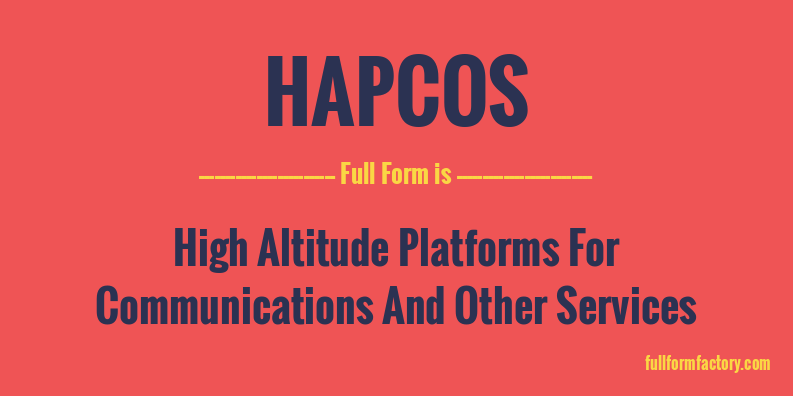 hapcos-full-form