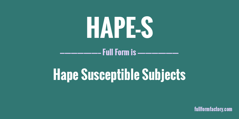 hape-s-full-form