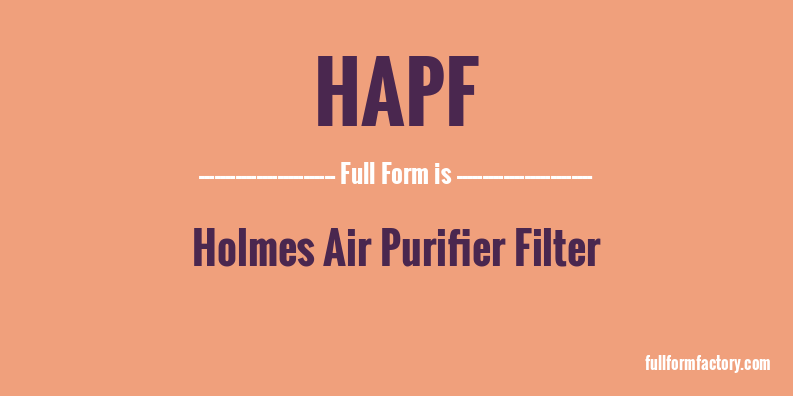 hapf-full-form