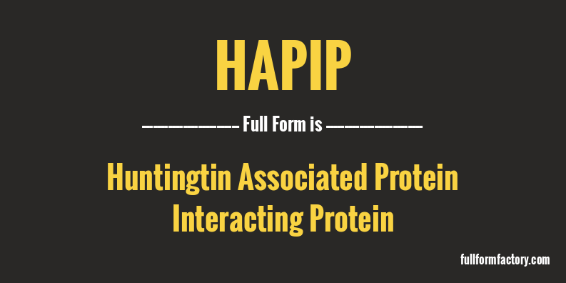 hapip-full-form
