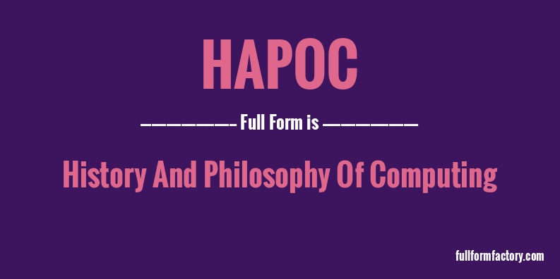 hapoc-full-form