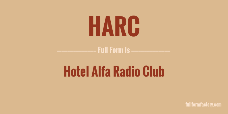 harc-full-form