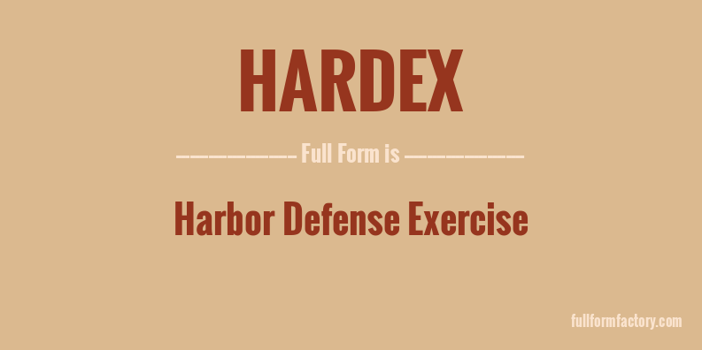 hardex-full-form