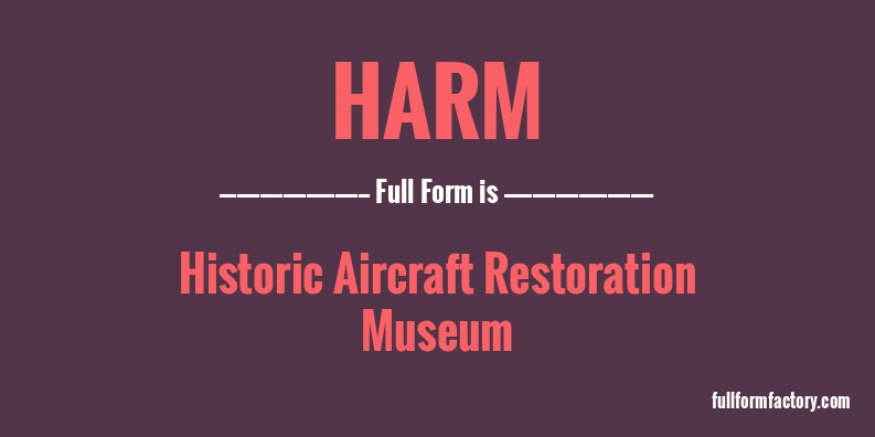 harm-full-form