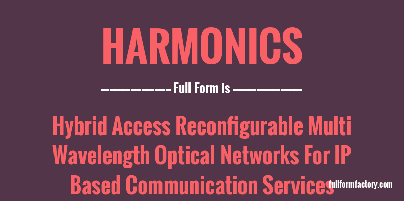 harmonics-full-form
