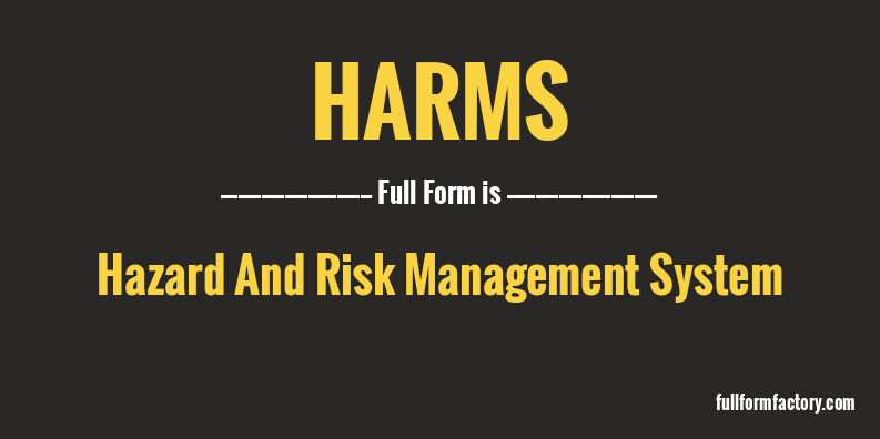 harms-full-form
