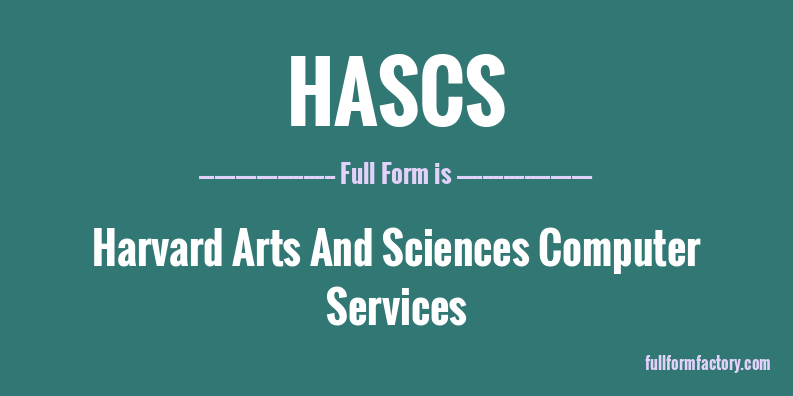 hascs-full-form