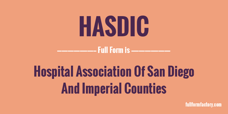 hasdic-full-form