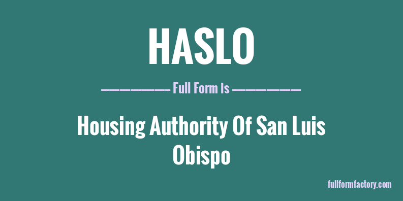 haslo-full-form