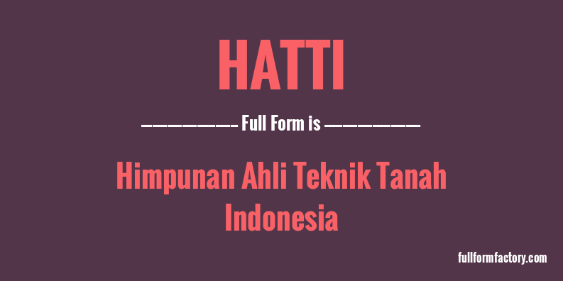 hatti-full-form