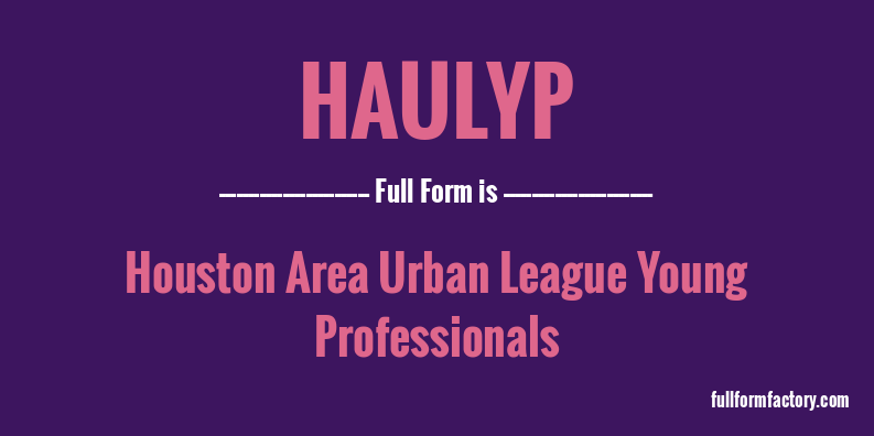 haulyp-full-form