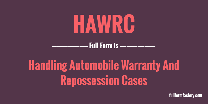 hawrc-full-form