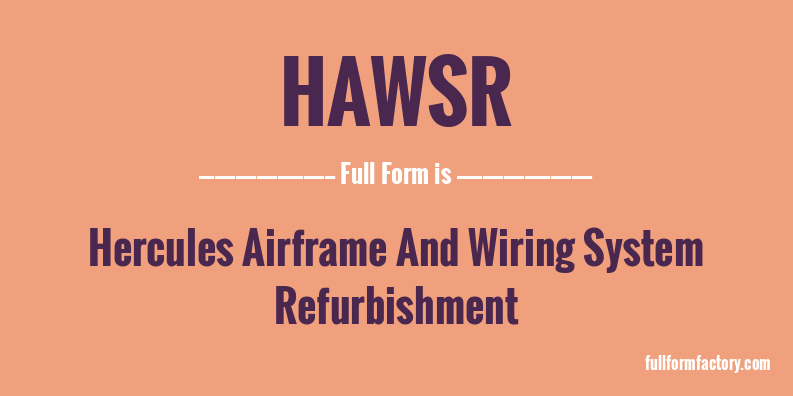 hawsr-full-form
