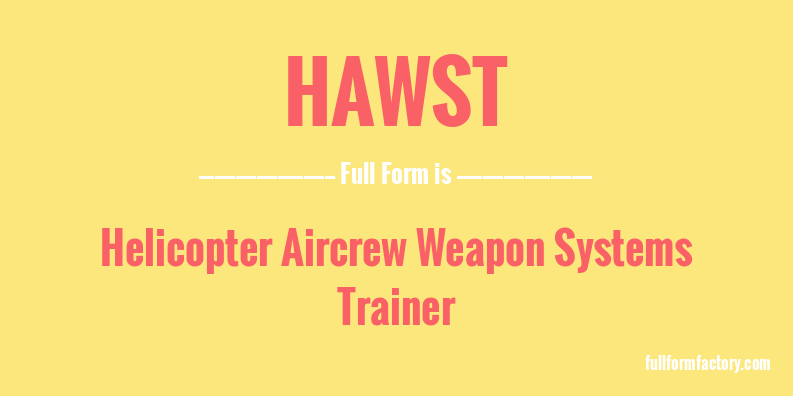 hawst-full-form