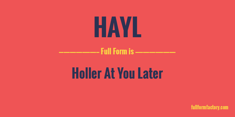 hayl-full-form